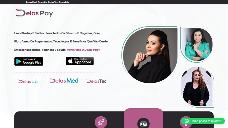 Captura do site DelasPay